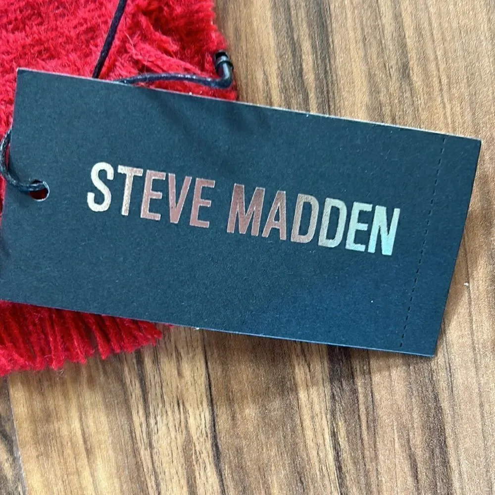 NEW Steve Madden Red Scarf